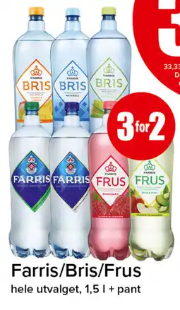 Eurospar Farris/Bris/Frus tilbud
