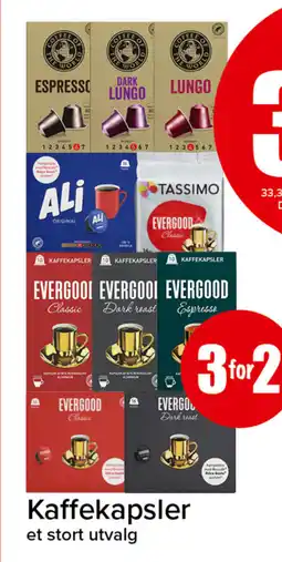 Eurospar Kaffekapsler tilbud