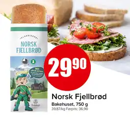 Eurospar Norsk Fjellbrød tilbud