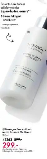 Oriflame Novage+ Proceuticals Micro Essence Multi Mist tilbud
