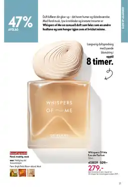 Oriflame Whispers Of Me Eau de Parfum tilbud