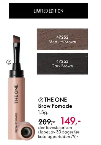 Oriflame THE ONE Brow Pomade tilbud