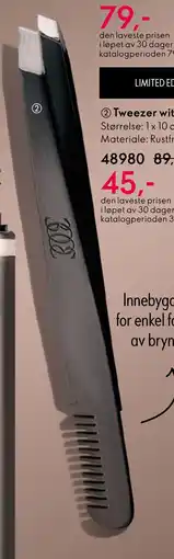 Oriflame Tweezer with Comb tilbud