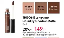 Oriflame THE ONE Longwear Liquid Eyeshadow Matte tilbud