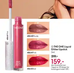 Oriflame THE ONE Liquid Glitter Lipstick tilbud