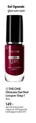 Oriflame THE ONE Ultimate Gel Nail Lacquer Step 1 tilbud