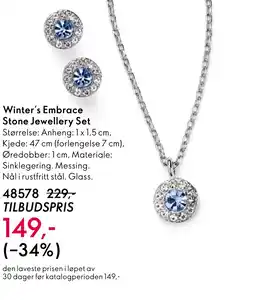 Oriflame Winter's Embrace Stone Jewellery Set tilbud