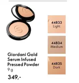 Oriflame Giordani Gold Serum Infused Pressed Powder tilbud