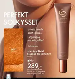 Oriflame Giordani Gold Essenza Bronzing Tint tilbud