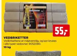jem & fix VEDBRIKETTER tilbud