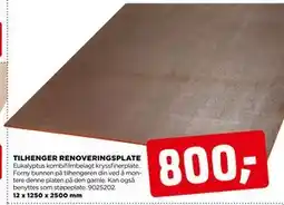 jem & fix TILHENGER RENOVERINGSPLATE tilbud