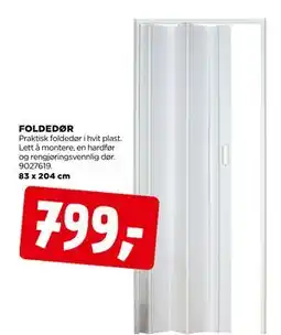 jem & fix FOLDEDØR tilbud