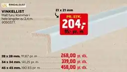 jem & fix VINKELLIST tilbud