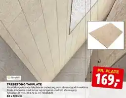 jem & fix TREBETONG TAKPLATE tilbud