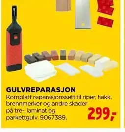 jem & fix GULVREPARASJON tilbud