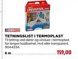 jem & fix TETNINGSLIST I TERMOPLAST tilbud
