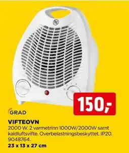 jem & fix VIFTEOVN tilbud