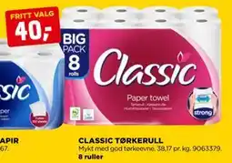 jem & fix CLASSIC TØRKERULL tilbud