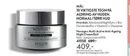 Oriflame Novage+ Multi-Active Anti-Ageing Night Cream Rich tilbud