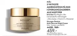 Oriflame Novage+ Restore Multi-Recover Night Cream tilbud
