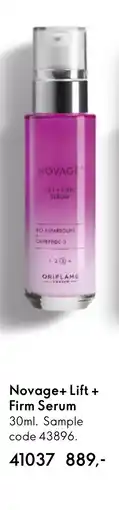 Oriflame Novage+ Lift + Firm Serum tilbud