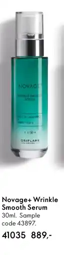 Oriflame Novage+ Wrinkle Smooth Serum tilbud