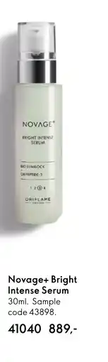 Oriflame Novage+ Bright Intense Serum tilbud