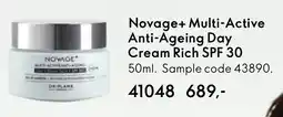 Oriflame Novage+ Multi-Active Anti-Ageing Day Cream Rich SPF 30 tilbud