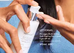 Oriflame Novage+ Multi-Active Anti-Ageing Day Cream Light SPF 30 tilbud