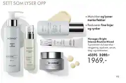 Oriflame Novage+ Bright Intense Routine Mixed tilbud