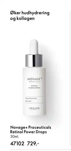 Oriflame Novage+ Proceuticals Retinol Power Drops tilbud