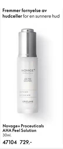 Oriflame Novage+ Proceuticals AHA Peel Solution tilbud