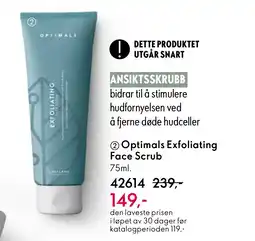 Oriflame Optimals Exfoliating Face Scrub tilbud