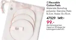 Oriflame Reusable Cotton Pads tilbud