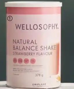 Oriflame Wellosophy Natural Balance Shake Strawberry Flavour tilbud
