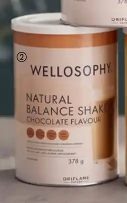 Oriflame Wellosophy Natural Balance Shake Chocolate Flavour tilbud