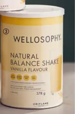 Oriflame Wellosophy Natural Balance Shake Vanilla Flavour tilbud