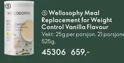Oriflame Wellosophy Meal Replacement for Weight Control Vanilla Flavour tilbud