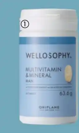 Oriflame Wellosophy Multivitamin & Mineral Man tilbud