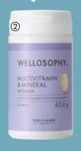 Oriflame Wellosophy Multivitamin & Mineral Woman tilbud