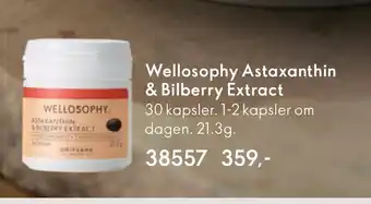Oriflame Wellosophy Astaxanthin & Bilberry Extract tilbud