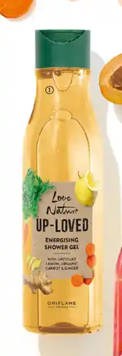 Oriflame Love Nature Up-Loved Energising Shower Gel with Upcycled Lemon, Organic Carrot & Ginger tilbud