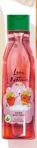 Oriflame Love Nature Kids Hair & Body Wash Playful Strawberry tilbud