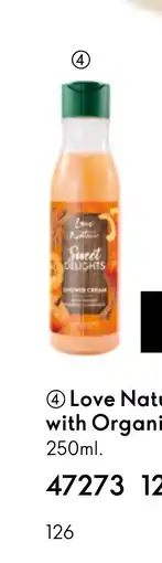 Oriflame Love Nature Sweet Delights Shower Cream with Organic Pumpkin & Cinnamon tilbud