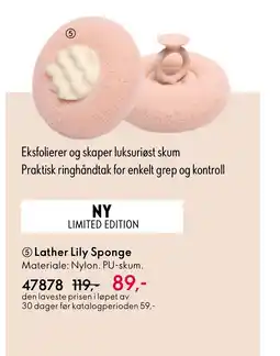 Oriflame Lather Lily Sponge tilbud