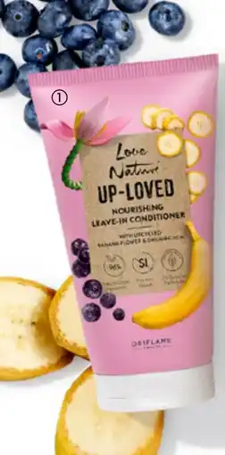 Oriflame Love Nature Up-Loved Nourishing Leave-in Conditioner with Upcycled Banana Flower & Organic Acai tilbud
