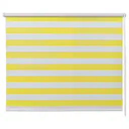 IKEA Fridans Lystett rullegardin, hvit gul/stripet, 120x195 cm tilbud