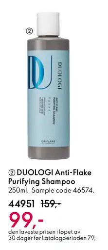 Oriflame DUOLOGI Anti-Flake Purifying Shampoo tilbud