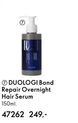 Oriflame DUOLOGI Bond Repair Overnight Hair Serum tilbud