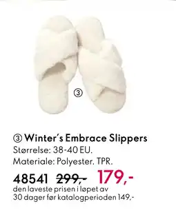 Oriflame Winter's Embrace Slippers tilbud